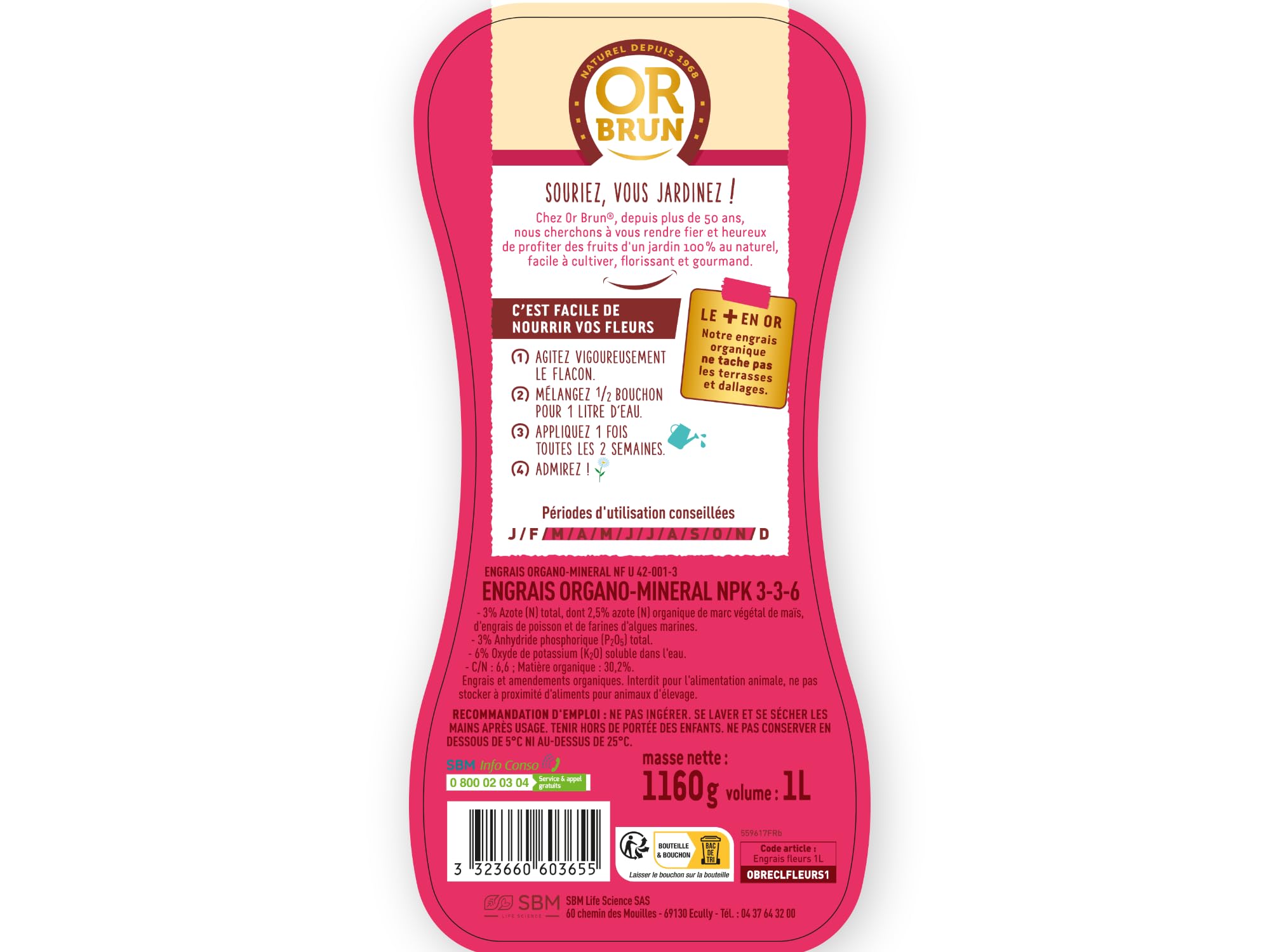 or-brun-or-activ-engrais-fleurs-liquide-1l-npk-3-3-6 image 2
