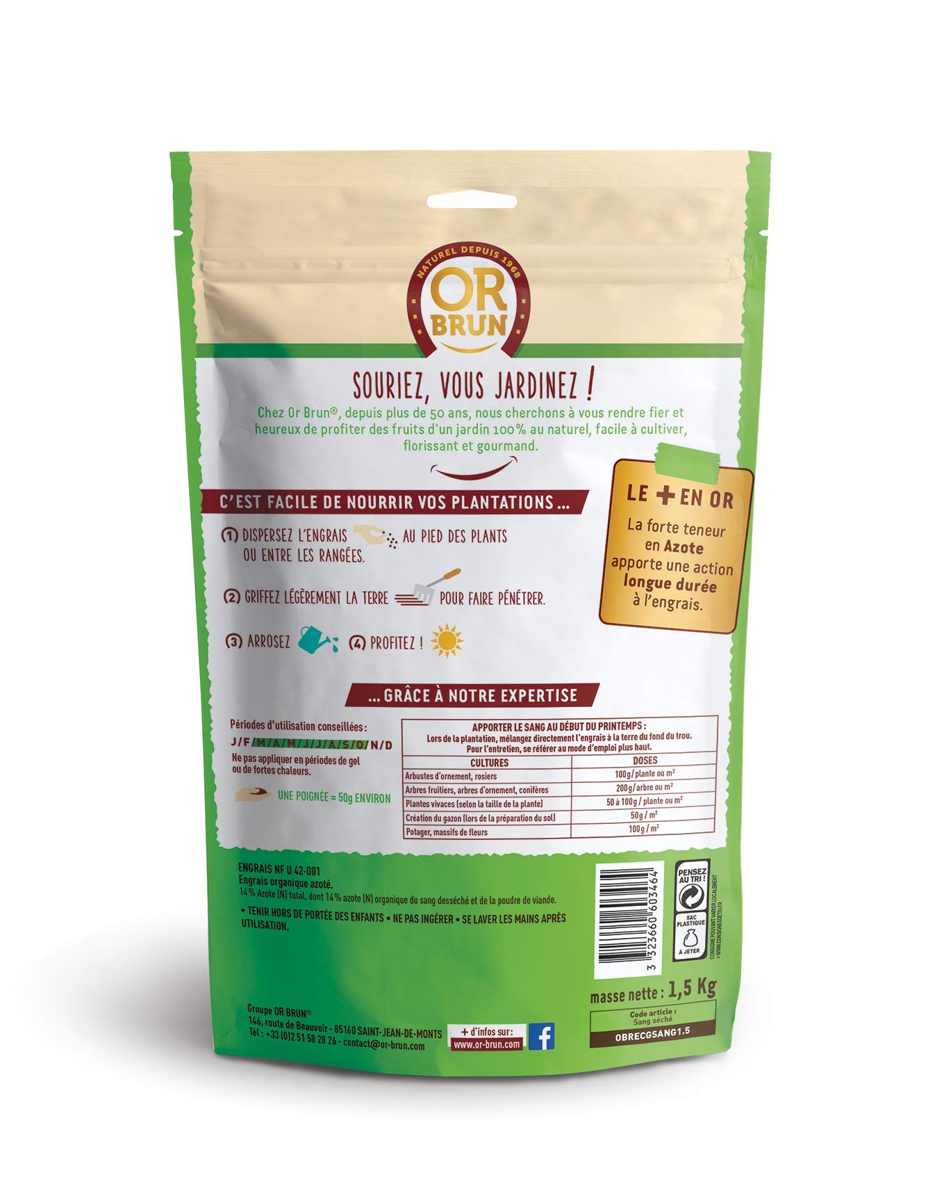 or-brun-l-authentique-sang-s-ch-engrais-naturel-1-5kg-azote image 2