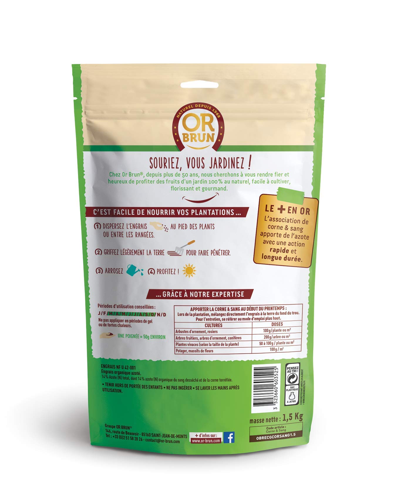 or-brun-l-authentique-engrais-corne-et-sang-1-5-kg-bio image 2