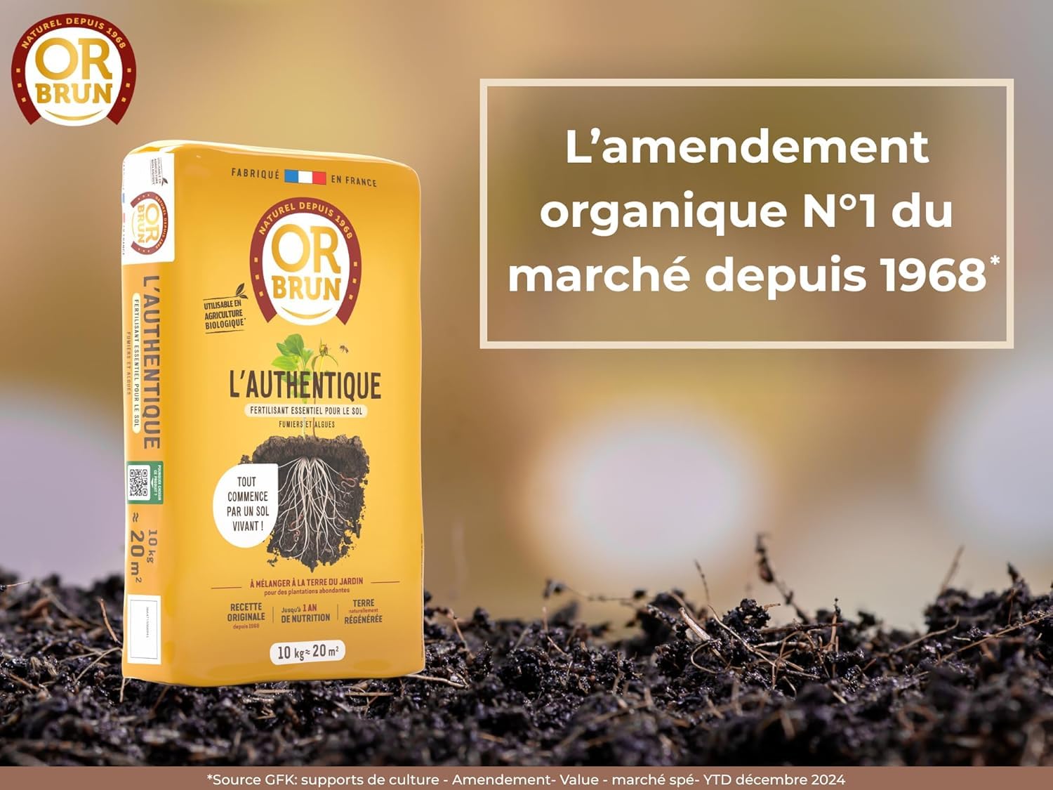 or-brun-l-authentique-fertilisant-fumier-20-kg-jardin image 3