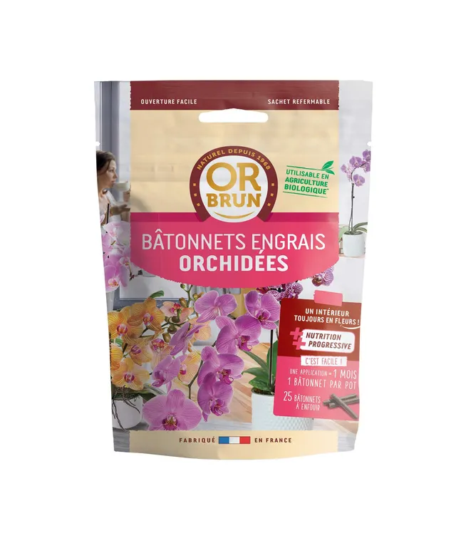 or-brun-or-activ-batonnets-orchidees-x25-engrais-bio image 1