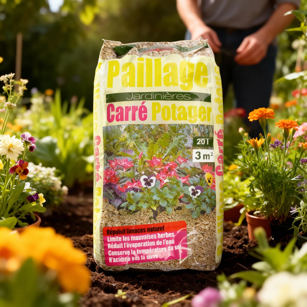 jardin-de-permaculture-carr-potager-paillage-paille-de-roseau-20l image 3