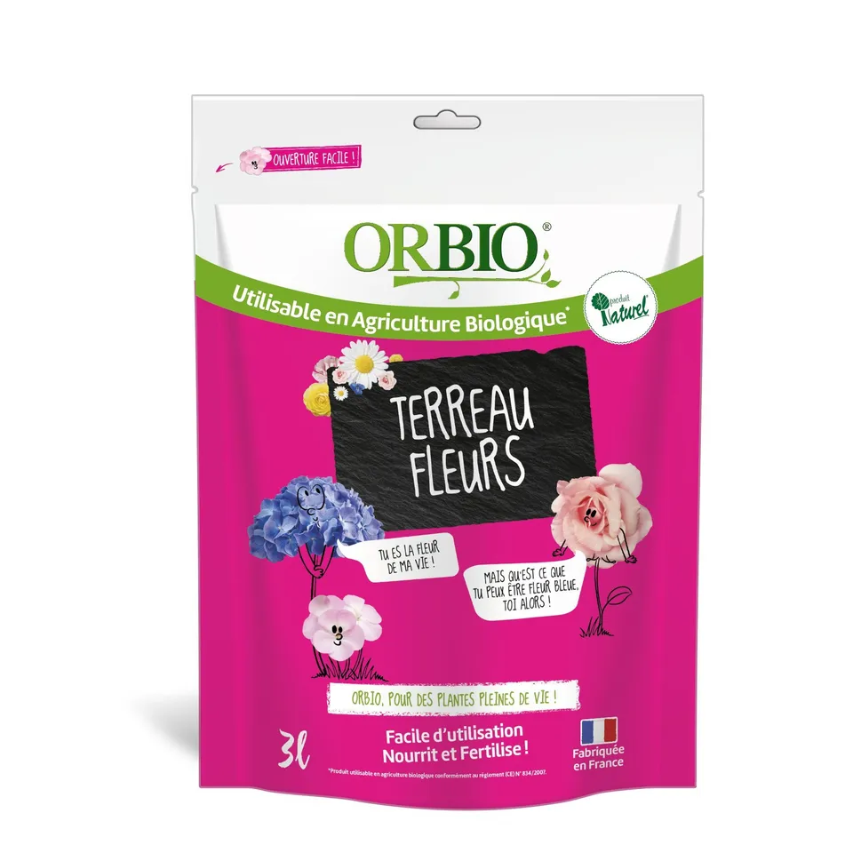 or-brun-p-re-fran-ois-terreau-fleurs-roses-3-l-bio image 1