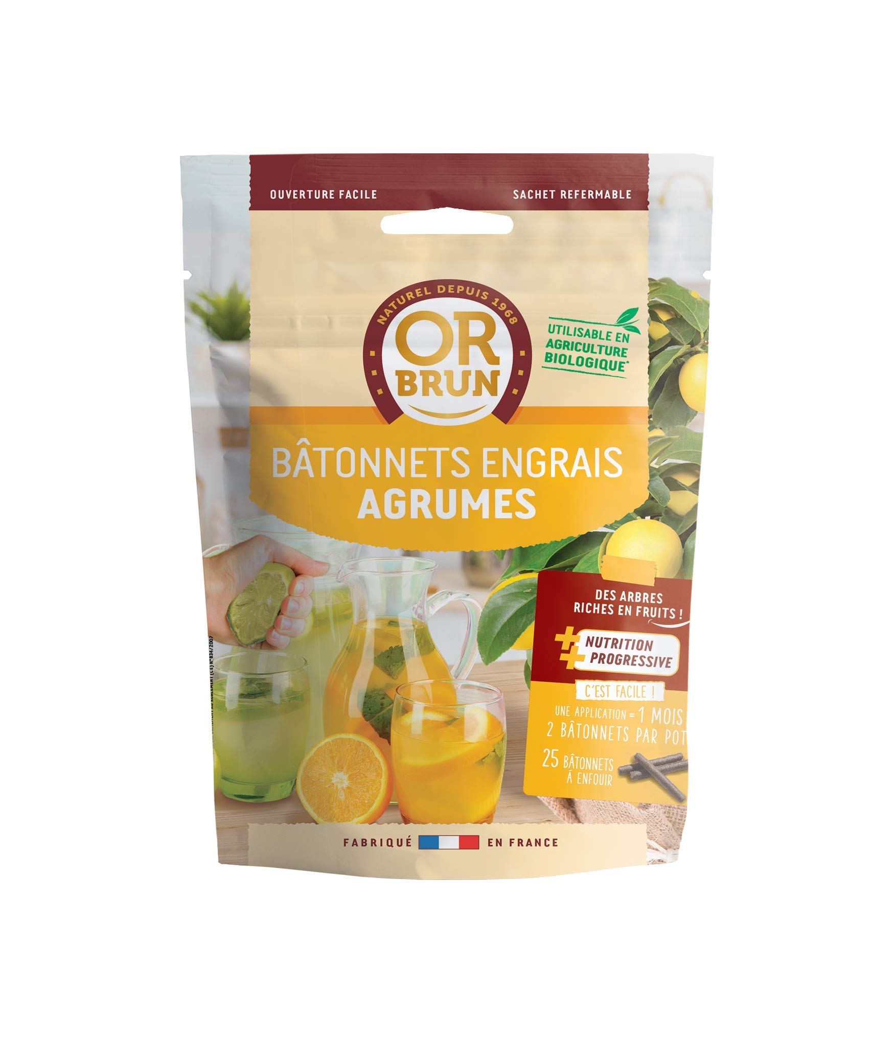 or-brun-or-activ-engrais-agrumes-25-b-tonnets-bio image 1