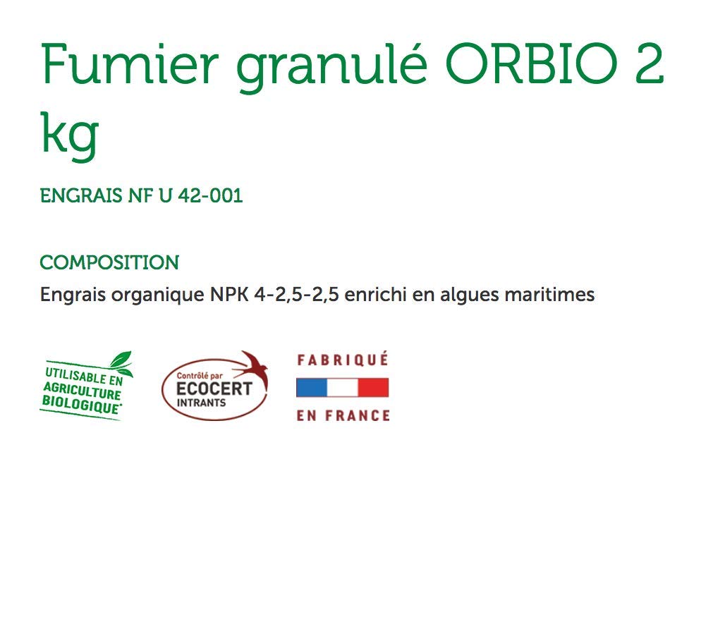 or-brun-orbio-fumier-en-granul-s-2-kg-naturel image 3